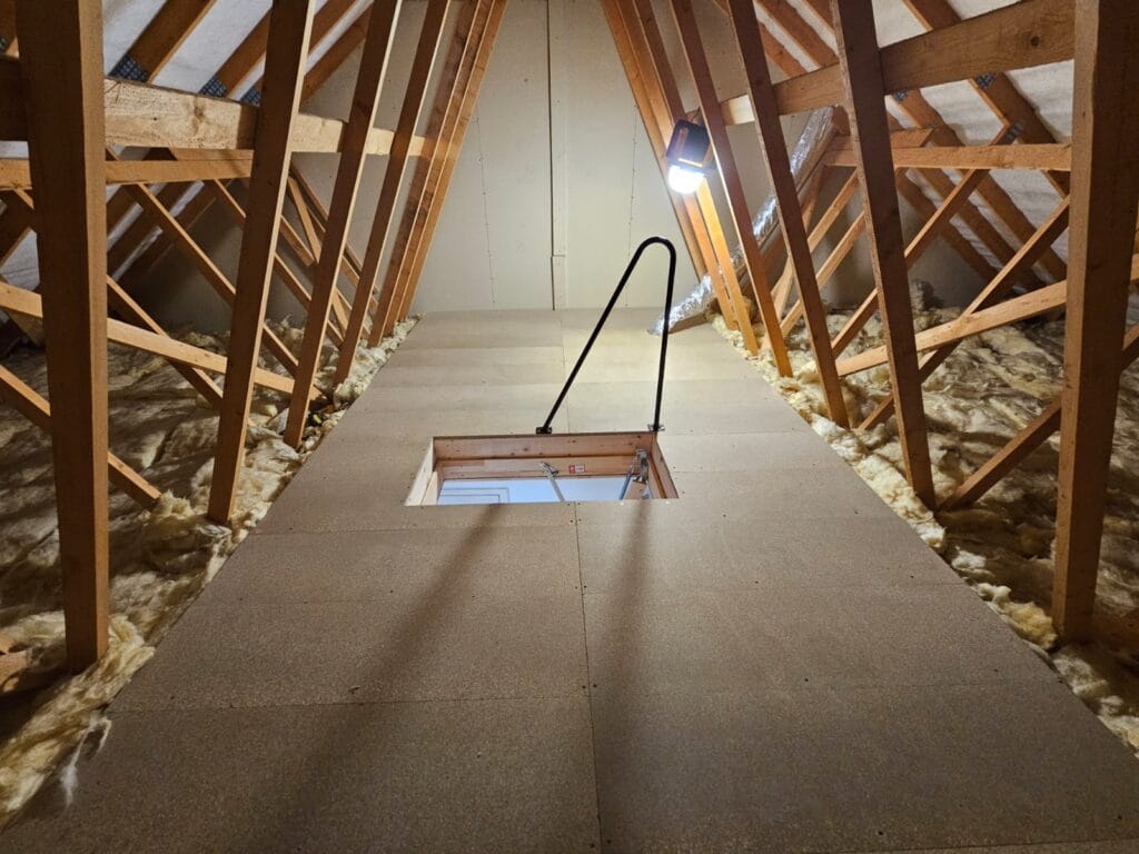 Loft boarding installation in London