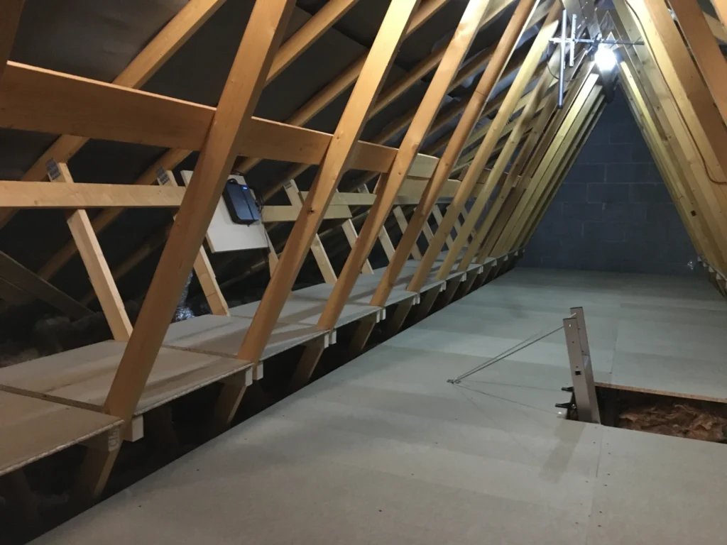 Premium loft boarding installation