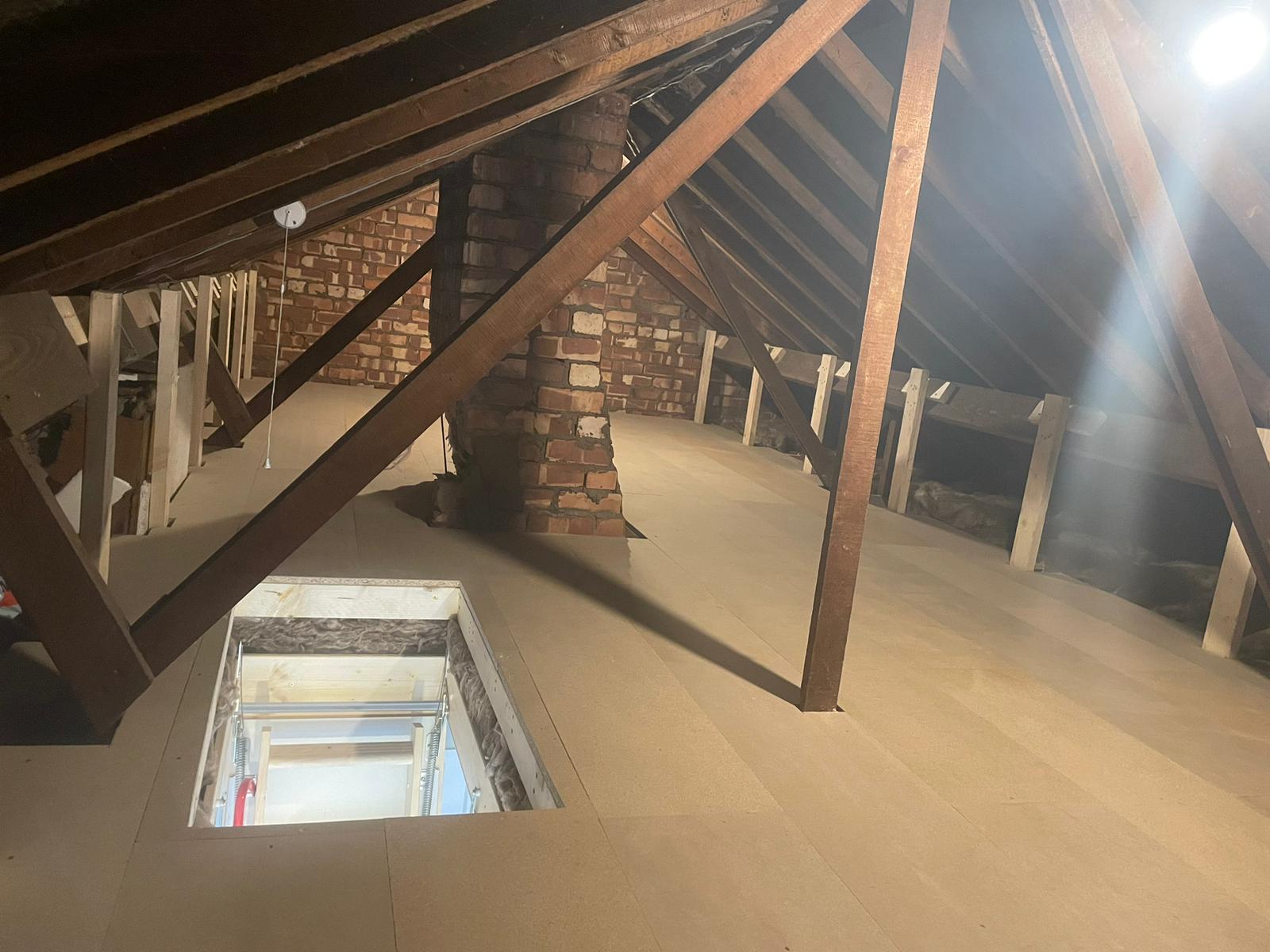 Loft boarding installation in a home
